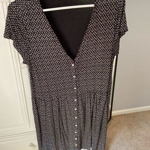 Black patterned H&M Dress